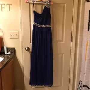 Navy Prom Dress.